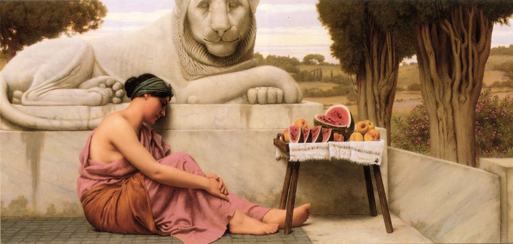 John William Godward (1861-1922) - The Fruit Vendor.JPG